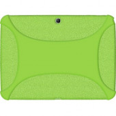 Amzer Silicone Skin Jelly Case - Green - For Tablet - Green Textured - Shock Absorbing - Silicone 96106