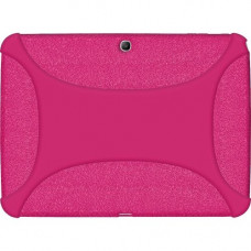 Amzer Silicone Skin Jelly Case - Hot Pink - For Tablet - Hot Pink - Shock Absorbing, Drop Resistant, Bump Resistant, Dust Resistant, Scratch Resistant, Damage Resistant, Tear Resistant, Strain Resistant, Stretch Resistant, Pinch Resistant - Silicone, Jell