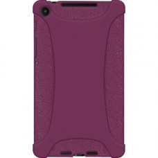 Amzer Silicone Skin Jelly Case - Purple - For Tablet - Purple - Shock Absorbing, Drop Resistant, Bump Resistant, Dust Resistant, Scratch Resistant, Damage Resistant, Tear Resistant, Strain Resistant, Stretch Resistant, Pinch Resistant - Silicone, Jelly 96