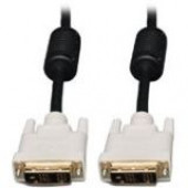 Ergotron 10-ft. DVI Dual-Link Monitor Cable - 10 ft DVI Video Cable for Video Device, Monitor - First End: 1 x DVI-D (Dual-Link) Male Digital Video - Second End: 1 x DVI-D (Dual-Link) Male Digital Video - Shielding - Gold Plated Contact - Black, White 97-