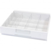 Ergotron SV Replacement Drawer Kit, Single (Large Drawer) - 16 Compartment(s) - 1 Drawer(s) - White - 1 97-848