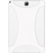 Amzer Silicone Skin Jelly Case - Solid White - For Tablet - Textured - Solid White - Drop Resistant, Bump Resistant, Shock Absorbing, Dust Resistant, Scratch Proof, Tear Resistant, Strain Resistant, Stretch Resistant, Damage Resistant, Crack Resistant - S