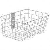 Ergotron SV Wire Basket, Small - Small - 5 lb Weight Capacity - 14" Length x 12" Width x 5" Height - White 98-136-216