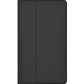 Amzer Shell Carrying Case (Portfolio) for 7" Tablet - Black - Scratch Proof Interior - Vegan Leather - Textured - Hand Strap 98506