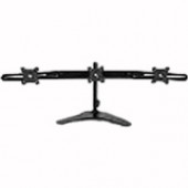 Leyard Planar 997-6035-00 Triple Monitor Stand - 17" to 24" Screen Support - 58.20 lb Load Capacity - LCD Display Type Supported20" Width - Desktop - Black - TAA Compliance 997-6035-00