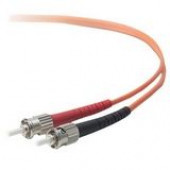Belkin Fiber Optic Duplex Patch Cable - ST Male - ST Male - 49.21ft - Orange A2F20200-15M