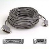 Belkin Pro Series AT Serial Modem Cable - DB-9 Male - DB-25 Male - 50ft A2L088-50