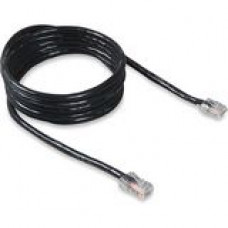 Belkin Cat 5E Patch Cable - RJ-45 Male - RJ-45 Male - 7ft - Black A3L781-07-BLK