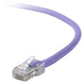 Belkin Cat5e Patch Cable - RJ-45 Male - RJ-45 Male - 10ft - Purple - TAA Compliance A3L791-10-PUR-S