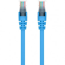 Belkin 900 Series Cat.6 UTP Patch Cable - RJ-45 Male Network - RJ-45 Male Network - 1ft - Blue - TAA Compliance A3L980-01-BLU