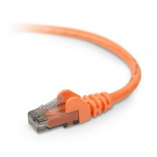 Belkin Cat. 6 Patch Cable - RJ-45 Male - RJ-45 Male - 1ft - Orange - TAA Compliance A3L980-01-ORG-S