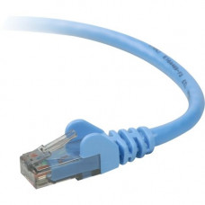 Belkin Cat.6 UTP Patch Network Cable - 15 ft Category 6 Network Cable for Network Device, Switch - First End: 1 x RJ-45 Male Network - Second End: 1 x RJ-45 Male Network - Patch Cable - Gold Plated Contact - Blue - TAA Compliance A3L980-15-BLU