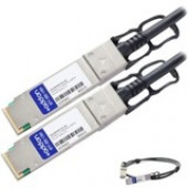 AddOn Twinaxial Network Cable - 16.40 ft Twinaxial Network Cable for Network Device - First End: 1 x QSFP28 Male Network - Second End: 1 x QSFP28 Male Network - 100 Gbit/s - 1 Pack - TAA Compliant - TAA Compliance AA1405032-E6-AO