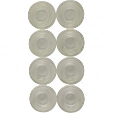 Peerless -AV Medium-Hard Polyurethane Bumpers - 8 / Pack - Clear - Polyurethane ACC956