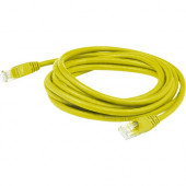 AddOn 132ft RJ-45 (Male) to RJ-45 (Male) Yellow Cat5e UTP PVC Copper Patch Cable - 132 ft Category 5e Network Cable for Network Device, Patch Panel, Hub, Switch, Media Converter, Router, Computer - First End: 1 x RJ-45 Male Network - Second End: 1 x RJ-45