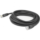 AddOn 25ft RJ-45 (Male) to RJ-45 (Male) Black Cat6 STP PVC Copper Patch Cable - 25 ft Category 6 Network Cable for Patch Panel, Hub, Switch, Media Converter, Router, Network Device - First End: 1 x RJ-45 Male Network - Second End: 1 x RJ-45 Male Network -