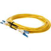 AddOn Fiber Optic Duplex Patch Network Cable - 32.81 ft Fiber Optic Network Cable for Network Device, Transceiver - First End: 2 x CS Male Network - Second End: 2 x CS Male Network - Patch Cable - OFNR, Riser - 9/125 &micro;m - Yellow - 1 ADD-2CS-2CS-