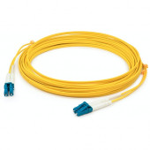 AddOn Fiber Optic Duplex Patch Network Cable - 170.56 ft Fiber Optic Network Cable for Transceiver, Network Device - First End: 2 x LC Male Network - Second End: 2 x LC Male Network - Patch Cable - OFNR - 9/125 &micro;m - Yellow - 1 Pack ADD-LC-LC-52M
