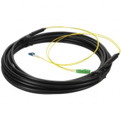 AddOn Fiber Optic Duplex Patch Network Cable - 6.56 ft Fiber Optic Network Cable for Transceiver, Transmitter, Network Device - First End: 2 x LC Male Network - Second End: 2 x LC Male Network - Patch Cable - Riser, OFNR - 9/125 &micro;m - Black - 1 A