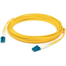 AddOn Fiber Optic Duplex Patch Network Cable - 85.30 ft Fiber Optic Network Cable for Transceiver, Network Device - First End: 2 x LC Male Network - Second End: 2 x LC Male Network - Patch Cable - OFNR - 9/125 &micro;m - Yellow - 1 Pack ADD-LC-LC-26M9