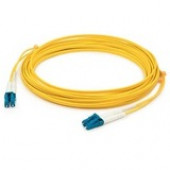 AddOn Fiber Optic Duplex Patch Network Cable - 32.80 ft Fiber Optic Network Cable for Transceiver, Network Device - First End: 2 x LC Male Network - Second End: 2 x LC Male Network - Patch Cable - OFNR - 50 &micro;m - Yellow - 1 Pack ADD-LC-LC-10M5OM4