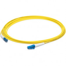 AddOn Fiber Optic Simplex Patch Network Cable - 88.50 ft Fiber Optic Network Cable for Transceiver, Network Device - First End: 1 x LC Male Network - Second End: 1 x LC Male Network - Patch Cable - Plenum, OFNR - 9/125 &micro;m - Yellow - 1 Pack ADD-L