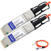 AddOn Cisco QSFP-H40G-AOC1M to Juniper Networks JNP-40G-AOC-1M Compatible TAA Compliant 40GBase-AOC QSFP+ to QSFP+ Direct Attach Cable (850nm, MMF, 1m) - 100% compatible and guaranteed to work - TAA Compliance ADD-QCIQJU-AOC1M