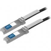 AddOn Brocade 10G-SFPP-TWX-0301 to Dell Force10 CBL-10GSFP-DAC-3M Compatible TAA Compliant 10GBase-CU SFP+ to SFP+ Direct Attach Cable (Active Twinax, 3m) - 100% compatible and guaranteed to work - TAA Compliance ADD-SBRASFO-ADAC3M