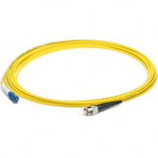 AddOn Fiber Optic Simplex Patch Network Cable - 52.50 ft Fiber Optic Network Cable for Network Device - First End: 1 x LC Male Network - Second End: 1 x ST Male Network - Patch Cable - OFNR - 9/125 &micro;m - Yellow - 1 Pack ADD-ST-LC-16MS9SMF