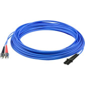 AddOn Fiber Optic Patch Duplex Network Cable - 6.56 ft Fiber Optic Network Cable for Network Device, Transceiver - First End: 2 x ST/PC Male Network - Second End: 2 x MT-RJ/PC Male Network - 100 Gbit/s - Patch Cable - OFNR, Riser - 50/125 &micro;m - B