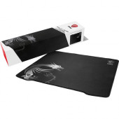 Micro-Star International  MSI AGILITY GD30 Gaming Mousepad - Textured - 0.12" x 15.75" x 17.72" Dimension - Black - Silk Surface, Fabric Surface, Natural Rubber Base - Anti-slip, Friction Resistant, Shock Absorbing AGILITY GD30