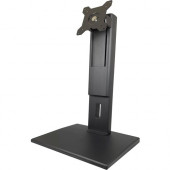 Amer Mounts Single Flat Panel Monitor Stand With VESA Mounting Support - Up to 32" Screen Support - 26 lb Load Capacity - 17.7" Height x 11.8" Width x 9.7" Depth - Aluminum Alloy, Plastic, Steel AMR1SH