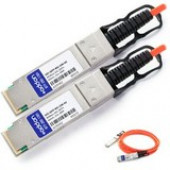AddOn Dell Compatible TAA Compliant 40GBase-AOC QSFP+ to QSFP+ Direct Attach Cable (850nm, MMF, 15m) - 100% compatible and guaranteed to work - TAA Compliance AOC-QSFP-40G-15M-AO