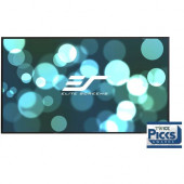 Elite Screens Aeon - 150-inch Diagonal 16:9, 8K 4K Ultra HD Ready Ceiling Light Rejecting and Ambient Light Rejecting EDGE FREE Fixed Frame Projector Screen, CineGrey 3D? Projection Material, AR150DHD3" AR150DHD3