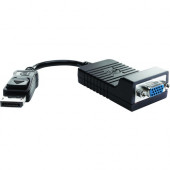 HP DisplayPort to VGA Adapter - HD-15 Female VGA, DisplayPort Digital Audio/Video - 8" AS615AA