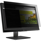 Targus 4Vu Privacy Screen for EliteDisplay E243 and Z24nf G2, Landscape Clear - For 23.8" Widescreen LCD Monitor - 16:9 - Glare Resistant - Silicon - Clear - TAA Compliant - TAA Compliance AST039GLZ