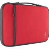 Belkin Carrying Case (Sleeve) 11" Netbook - Red - Wear Resistant - Neopro, Fleece Interior - Handle - 8" Height x 12.6" Width x 0.8" Depth B2B081-C02