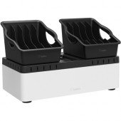 Belkin Store and Charge Go with Portable Trays (USB Compatible) - Wired - iPad, Tablet PC, Notebook, Chromebook, USB Device - Charging Capability - USB - 10 x USB B2B160