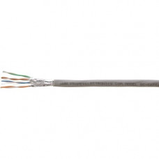 Kramer Four-Pair U/FTP Data Bulk Cable (23AWG) - 1000.66 ft Category 6a Network Cable for Network Device - Bare Wire - Bare Wire - Shielding - White Aluminum BC-CAT6A-305M