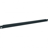 Middle Atlantic Products BL Blanking Panel - Aluminum - Black - 1/2H Rack Height - 19" Width BL1/2