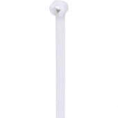 Panduit Dome-Top Cable Tie - Natural - 1000 Pack - 40 lb Loop Tensile - Nylon 6.6 - TAA Compliance BT2I-M