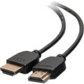 C2g 10ft (3m) Flexible Standard Speed HDMI Cable with Low Profile Connectors - 10 ft HDMI A/V Cable for Computer, Monitor, Projector, Home Theater System, HDTV, Gaming Console, Audio/Video Device, Blu-ray Player, DVD Player - First End: 1 x 19-pin HDMI Ma