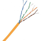 Comprehensive Cat 5e 350MHz Solid Orange Bulk Cable 1000ft - Category 5e for Network Device - 1000 ft - Bare Wire - Bare Wire - Orange - RoHS Compliance C5E350ORA-1000