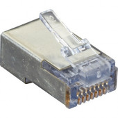 Black Box CAT5e EZ Plug - Shielded, 50-Pack - 50 Pack - 1 x RJ-45 - TAA Compliant - TAA Compliance C5EEZSP-50PAK