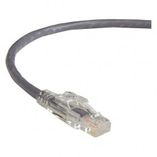 Black Box GigaBase 3 CAT5e 350-MHz Lockable Patch Cable (UTP), Gray, 100-ft. (30.4-m) - 100 ft Category 5e Network Cable for Network Device - First End: 1 x RJ-45 Male Network - Second End: 1 x RJ-45 Male Network - Patch Cable - Gray C5EPC70-GY-100