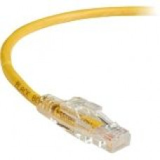 Black Box GigaBase 3 CAT5e 350-MHz Lockable Patch Cable (UTP), Yellow, 20-ft. (6.0-m) - 20 ft Category 5e Network Cable for Network Device - First End: 1 x RJ-45 Male Network - Second End: 1 x RJ-45 Male Network - Patch Cable - Yellow C5EPC70-YL-20