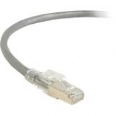 Black Box GigaBase Cat.5e UTP Patch Network Cable - 15 ft Category 5e Network Cable for Network Device - First End: 1 x RJ-45 Male Network - Second End: 1 x RJ-45 Male Network - Patch Cable - Shielding - Gray C5EPC70S-GY-15