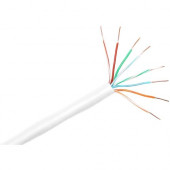 Cp Technologies ClearLinks 1000FT Cat. 6 550MHZ Solid White Bulk Cable - Category 6 - 1000ft - Bare Copper - Bulk - Solid - White C6-207-4P-WHS
