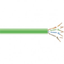 Black Box Black Box Connect Cat6 250 MHz Solid Bulk Cable - UTP, Plenum, Green, 1000-ft. - 1000 ft Category 6 Network Cable for Network Device - First End: 1 x Bare Wire - Second End: 1 x Bare Wire - Green - TAA Compliance C6-CMP-SLD-GN