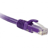 ENET Cat6 Purple 2 Foot Patch Cable with Snagless Molded Boot (UTP) High-Quality Network Patch Cable RJ45 to RJ45 - 2Ft - Lifetime Warranty C6-PR-2-ENC
